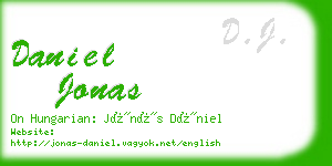 daniel jonas business card